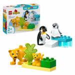 Familii de animale salbatice: Pinguini si lei DUPLO LEGO 10442