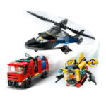 Elicopter, autospeciala de pompieri si submarin in versiuni remixate CITY LEGO 60462 — изображение 3