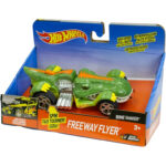 Masina cu lumina si sunete Fighters and Freeway Flyer 13x18cm Hot Wheels Mattel