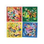 Atelier cu nisip Abstract Art Inspired by Kandinsky Djeco - imagine 2