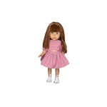 Papusa Amy in set roz 47cm Urbidolls