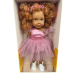 Papusa Imany in fusta tutu roz 47cm Urbidolls