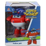 Figurina mini-transformer Police Jett 15x17cm Super Wings Alpha Group