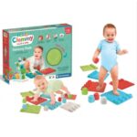 Covoras-constructor moale 6+ CLEMENTONI( 4 covorase, 8 buc cons.)