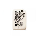 Stampila pentru Tatoo medie Curly Fluturas LaDot — изображение 2