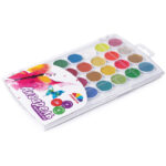 Vopsea acuarela 32 cul. fara pensula (4 cul. sidefate+4 cul. fluorescente) Creativitate GAMMA UA