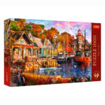Puzzle Premium Plus 1000elem.Ora ceaiului: Portul de pe litoral TREFL