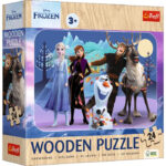Puzzle din lemn 24elem. Frozen TREFL