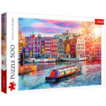Puzzle Amsterdam, Olanda 500 piese,Trefl