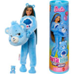 Papusa Barbie Cutie Reveal & Accesorii , Ursulet Morocanos in costum de plus, 10 surprize Mattel