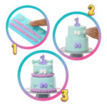 Set de joc Barbie Party Birthday Series Doll & Accesori, Stele De Petrecere, cu 10 Surprize Mattel - imagine 2