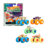 Masina Hot Wheels Monster Truck stralucire in intuneric Mattel