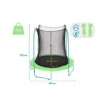 Trambulina Xtreme Air, 244 cm x 220 cm (pina la 80 kg) Bestway — изображение 2