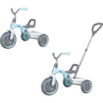 Tricicleta pliabila cu maner Ant + (Albastru deschis) Qplay — изображение 3