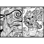 Carnet A5 Van Gogh Colorvelvet