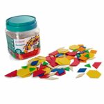 Borcan cu forme geometrice 250 piese MINILAND