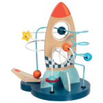 Joc Labirint din metal /lemn Rocheta GOKI