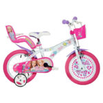 Bicicleta 12" BARBIE ROSA  Dino Bikes