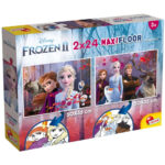 DISNEY PUZZLE MAXIFLOOR 2 X 24 buc FROZEN LISCIANI