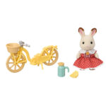 Set de joaca Iepuras cu bicicleta  Sylvanian Families - imagine 2