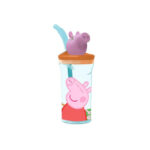 Sticla cu figurina 3D Peppa Pig STOR