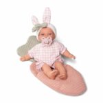 Papusa bebe interactiva Petit in  caciula -iepuras  27cm Antonio Juan — изображение 2