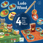 Joc educativ LudoWood 4 jocuri Djeco