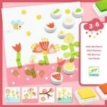 Joc creativ cu stampile Floare Djeco