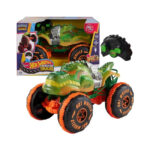 Masina Hot Wheels Monster Trucks RC Rageasaur, camion de jucarie cu telecomanda  1:15 Mattel