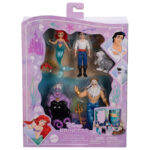 Set cu 4 papusi mici, 2 figurine Disney Princess Ariel Storybook MATTEL — изображение 2