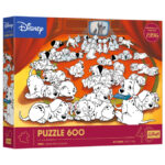 Puzzle 40 de ani Trefl - 101 DalmaTieni600 elemente TREFL