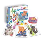 Set de creatie Pictura pe numere Pisica Aquarellum Junior SentoSphere