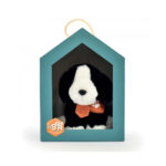 Jucarie plus catel Chien alb negru DOUDOU