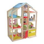 Casa pentru papusi cu set mobila lemn Melissa&Doug