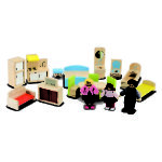 Casa pentru papusi cu set mobila lemn Melissa&Doug — изображение 2