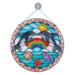 Set de vitralii Delfin Melissa&Doug - imagine 3