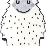 Covoras copii Little Bigfoot 140x90cm Nattiot