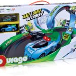 Set de joaca seria GoGears-Politia in urmarire (trak cu 1 banda, 2 masini) Bburago