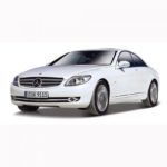 Model - MERCEDES-BENZ CL-550 (alb,negru 1:32) Bburago in assort. - imagine 3