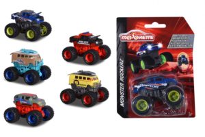 Majorette auto Monster Rockerz, 7,5 cm (6-asort.)