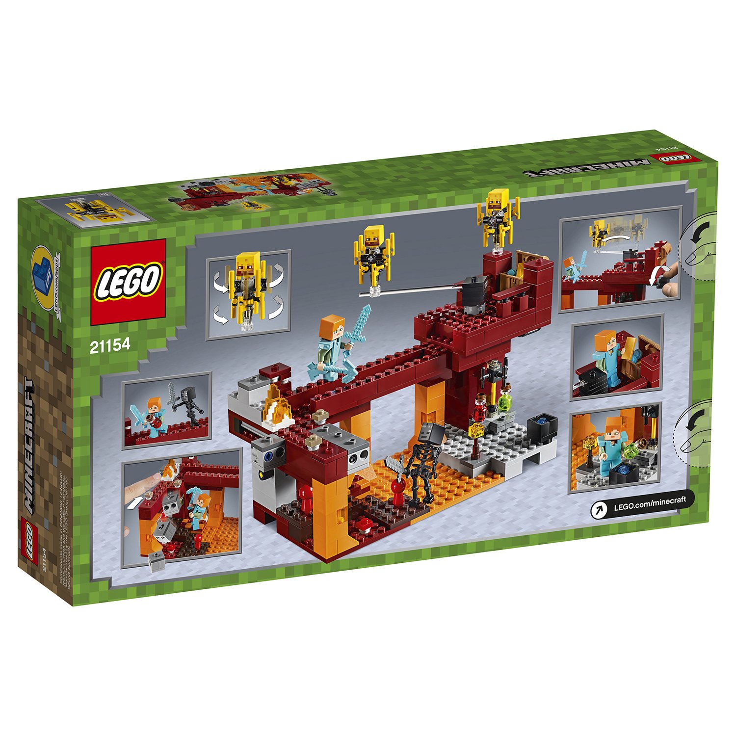 LEGO Minecraft Podul Flacarilor - Toys Toys