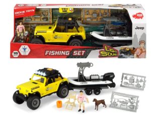 Dickie auto PL "Fishing" cu sunet si lumina 41cm