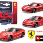 Model - FERRARI (assorti, 1:64) BBURAGO