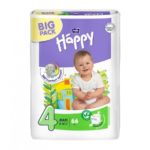 Scutece pentru copii № 4 (8-18 kg) Bella Baby Happy Maxi 66 buc.