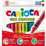 CARIOCA WAX creione din ceara box 12 buc