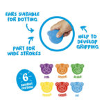 CARIOCA BABY TEDDY Plastic Set 48pcs - imagine 2