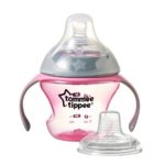 Cana de tranzitie (4-7 luni) 150ml albastru/roz Tommee Tippee