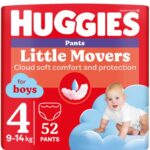 Chilotei  Huggies Mega 4 (9-14 kg) 52buc BOY