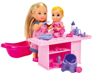 Simba papusa Evi "Babysitter" 12 cm - imagine 3