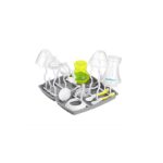 Suport pentru uscarea biberoane si sticlute gri BabyOno